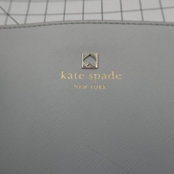 Kate Spade Saffiano Leathered Purse - Silver - Picture 7 of 14